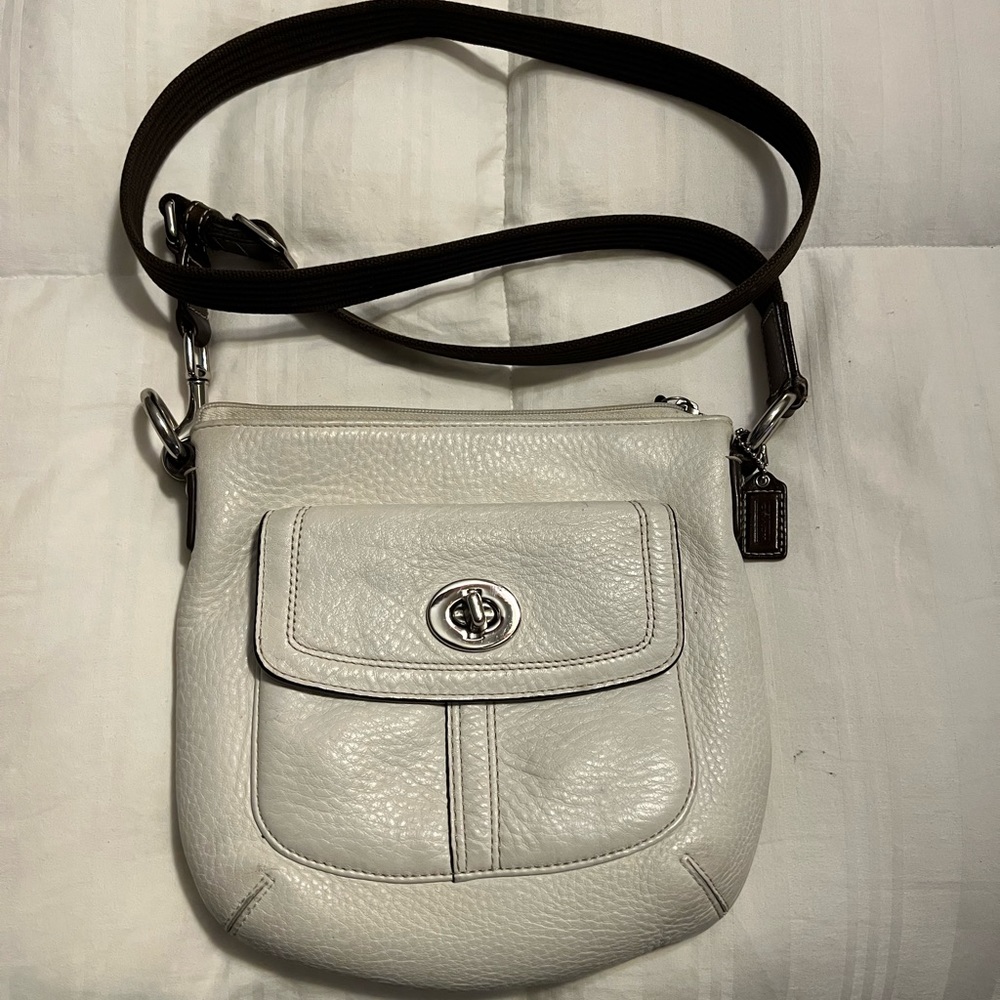 Coach white Crossbody bag